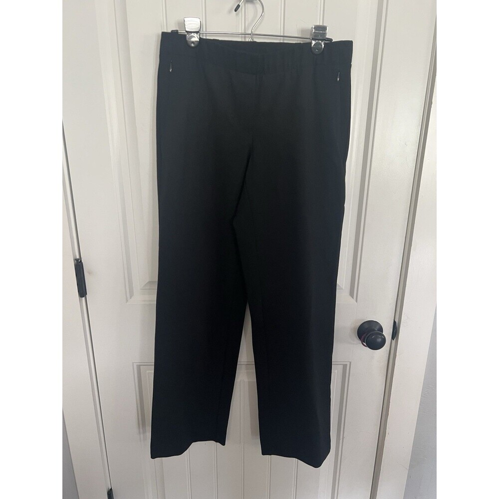 J. Jill Ponte Slim Leg Size Small High Rise Stretch Black Pull On Pants